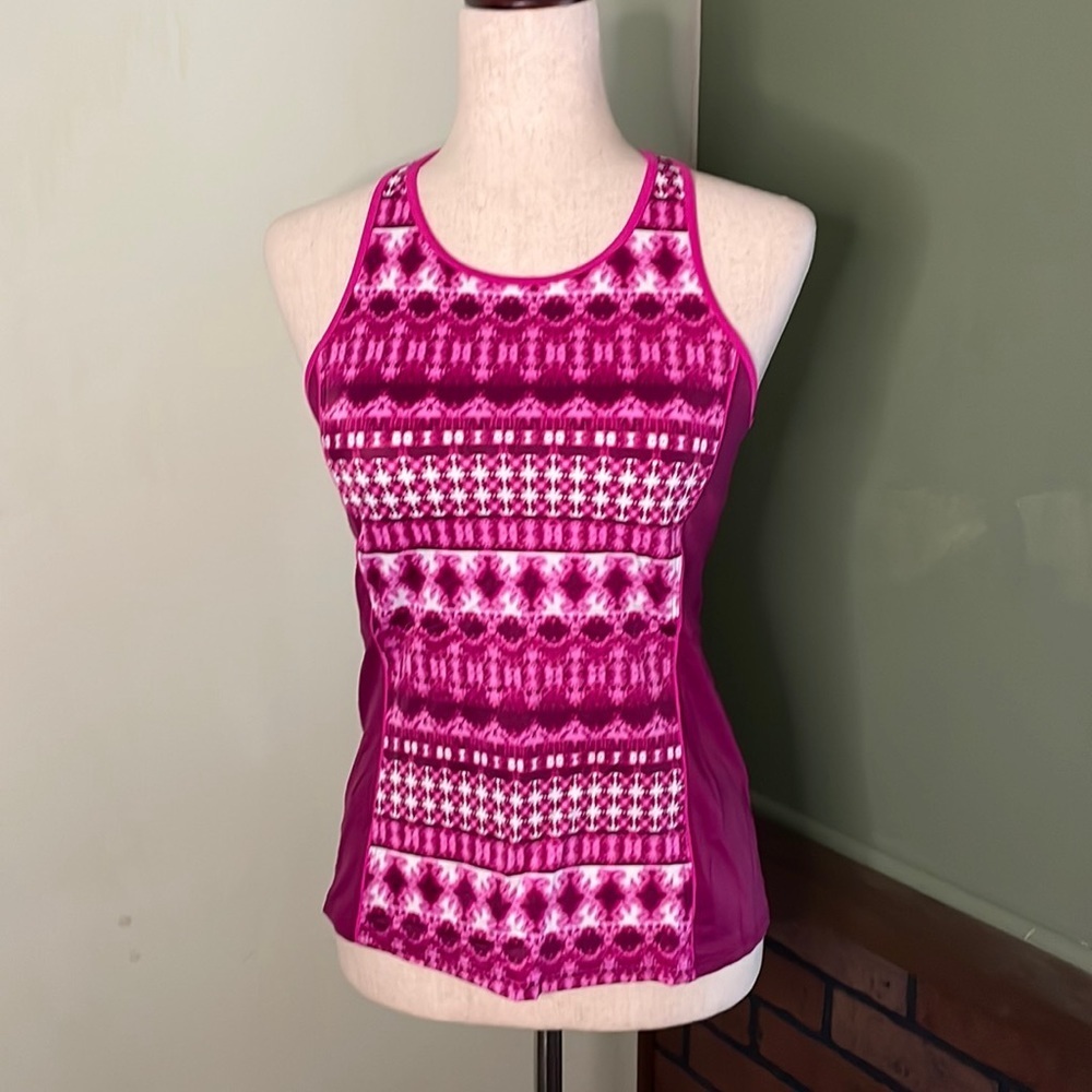 6 Lands End Tankini Swim Top B03 6433